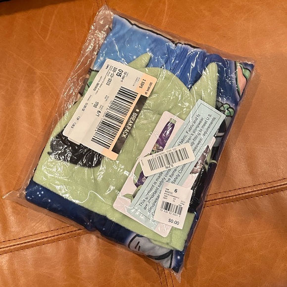 Star Wars Grogu Hooded Onesie Pajama Size 6 - Picture 5 of 5